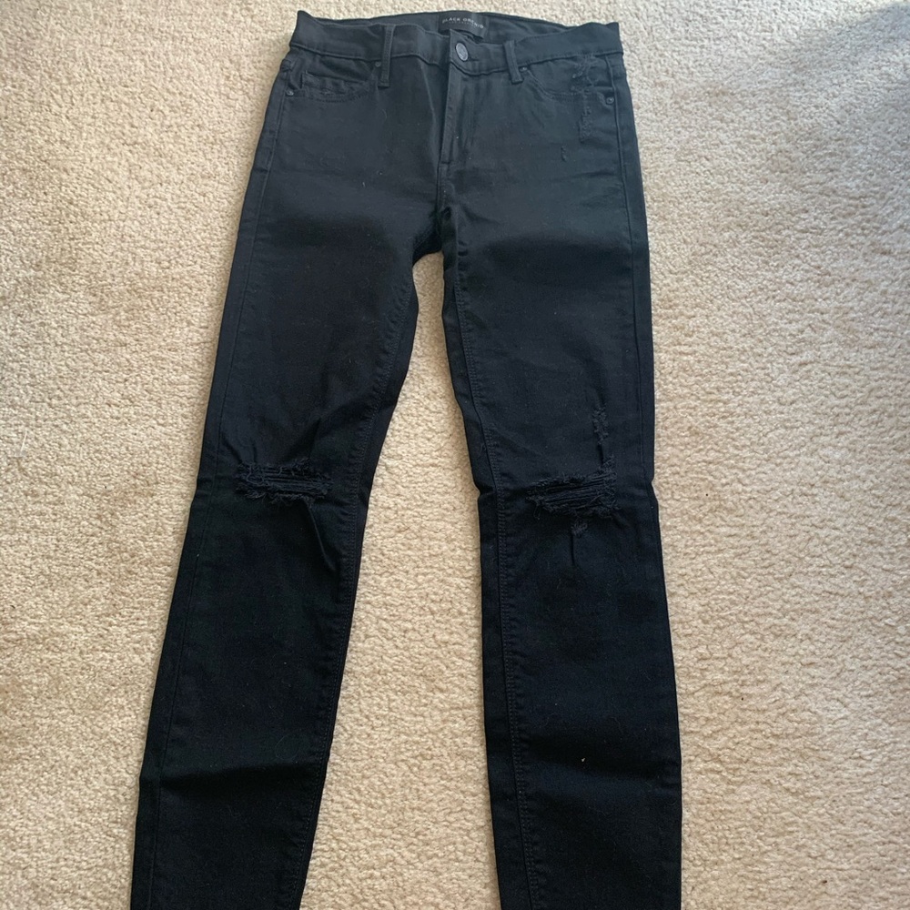 Black Orchid Ripped Distressed Skinny Jeans - Picture 3 of 8